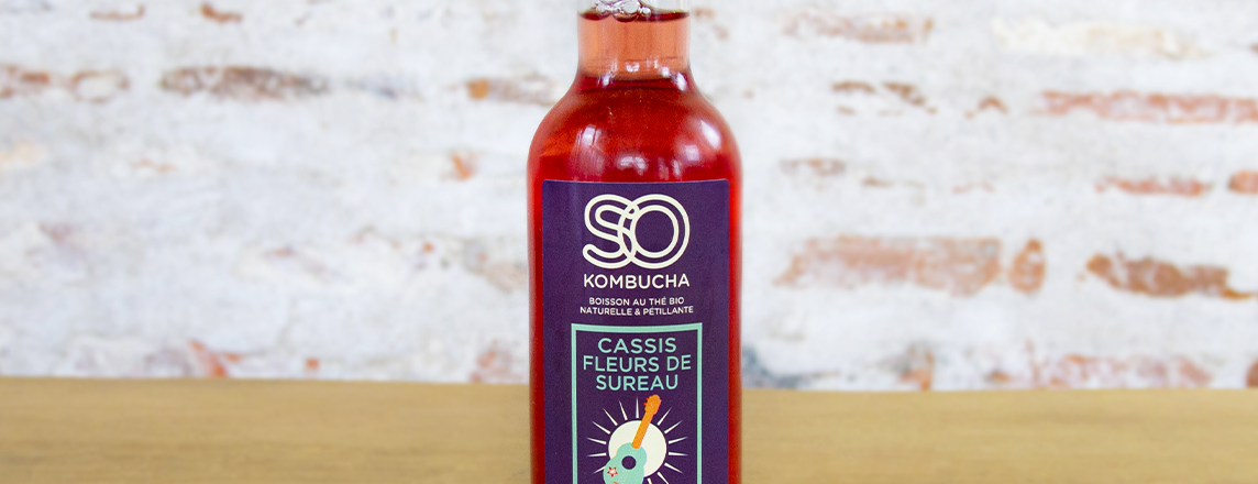 Kombucha cassis fleur de Sureau